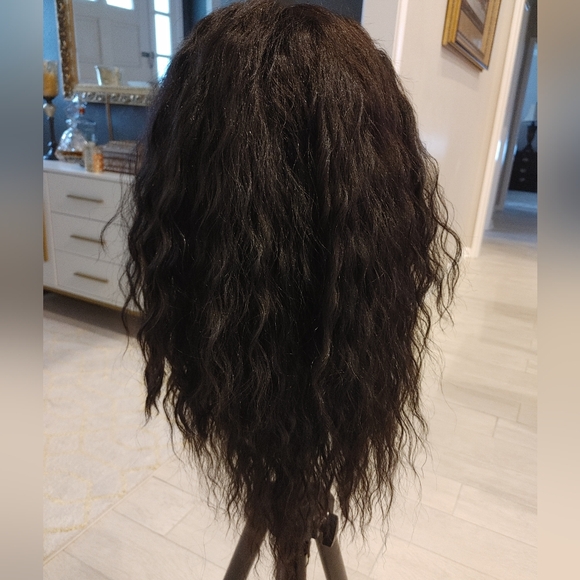 Sensationnel Bare Lace 13x6 Glueless Pre-plucked Dark Brown Long Wavy Wig - Picture 10 of 14